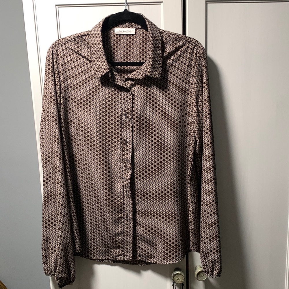 Long sleeve blouse